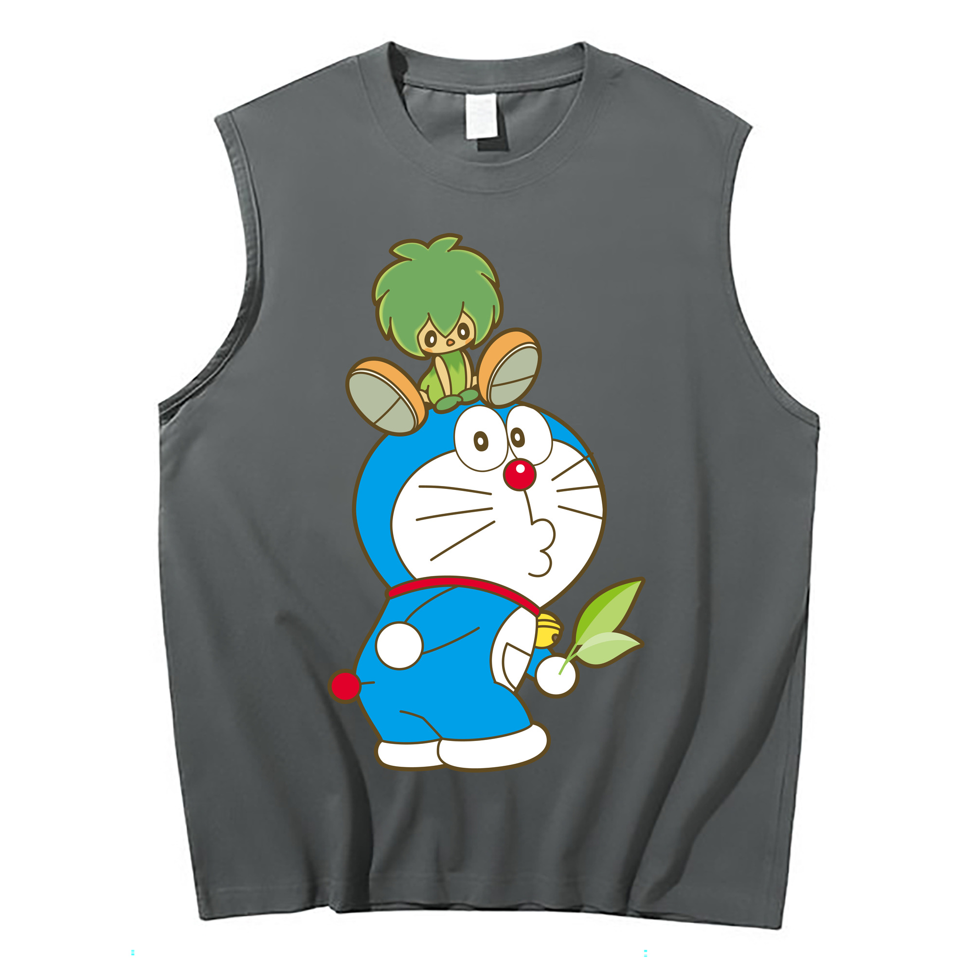 （画像用） ドラえもん Doraemon コットン100％タンクトップ（フロントプリント）